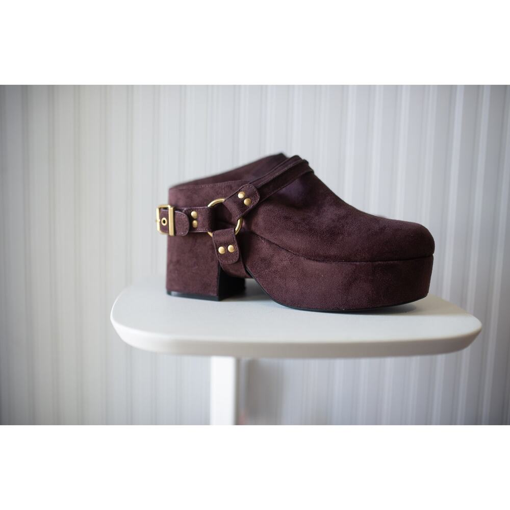 Free People Amalia Vegan Harness Clogs 10 - Picture 5 of 6